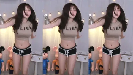 AfreecaTV主播花井BJ화정2021年2月16日直播视频舞蹈剪辑152235